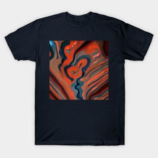 Marble Pattern T-Shirt